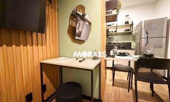 Imagem 2: Apartamento mobiliado e decorado com 1 suíte, 1 vaga para alugar, 43 m² por R$ 2.700/mês