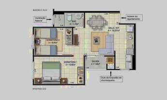 Imagem 5: Apto 2 quartos Bela vista palhoça