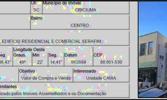 Imagem 2: Ed Res e Com Serafim - Oportunidade Única em CRICIUMA - SC | Tipo: Comercial