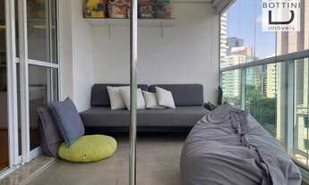 Imagem 3: Apartamento com 2 suítes para alugar, 111 m² por R$ 7.700/mês - Brooklin - São Paulo/SP