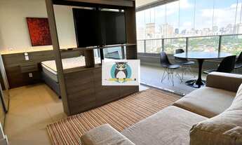 Imagem 5: Ap. 1 dorm.,36m2, mobiliado, ar cond., varanda, serviço camareira, 1 vaga