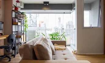 Imagem 2: Apartamento à venda em Vila Madalena, com 72 m², 1 quarto, 1 suíte, 1 vaga, varanda, próxi