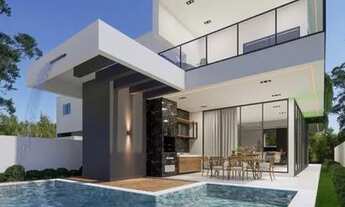 Imagem 3: Casa na planta no Condomínio Alphaville// 3 dormitórios// área gourmet completa #piscina