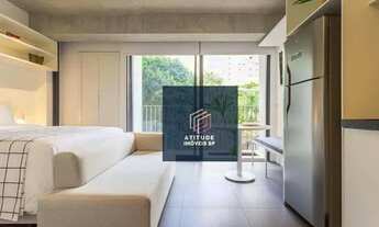 Imagem 2: Studio com 1 dormitório, 28 m² - venda ou aluguel - Jardim das Bandeiras - São Paulo/SP