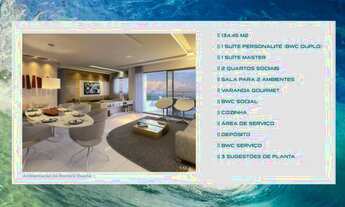 Imagem 2: OCEAN TOWER Apartamento de 134M² com 4 quartos e 3 vagas de garagem