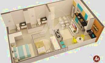 Imagem 6: Apartamento (tipo - padrao) 1 dormitórios, portaria 24hs, salão de festa, salão de jogos