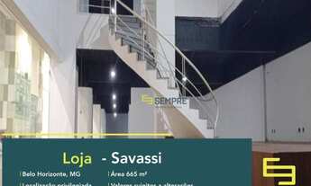 Imagem: Loja para alugar, 665 m² e 04 vagas - Savassi