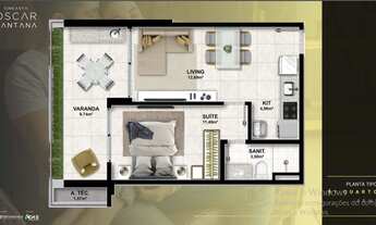 Imagem 4: Residencial Oscar Santana com 1 e 2 quartos ou Duplex com 3 quartos
