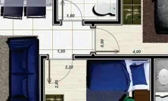 Imagem 4: Apartamento em fase de acabamento