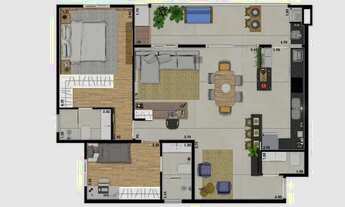 Imagem 5: Apartamentos 3 e 2 dormitórios em Paulinia