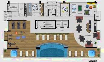 Imagem 3: Apartamento para venda com 56 metros quadrados com 2 quartos em Cruz das Almas - Maceió
