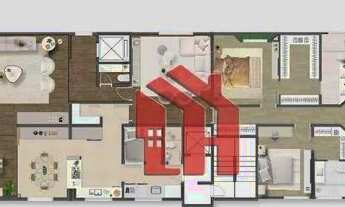 Imagem 4: Apartamento na Vila Rica com 4 suítes (1 com closet) sala com sacada com churrasqueira, 3