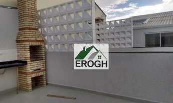 Imagem 2: Cobertura com 2 dormitórios à venda, 76 m² por R$ 450.000,00 - Parque das Nações - Santo A