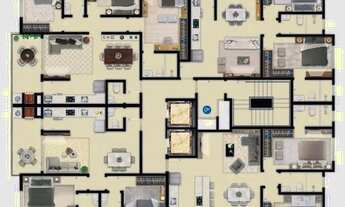 Imagem 3: Apartamento 3 Dormitórios para venda em Palhoça - SC