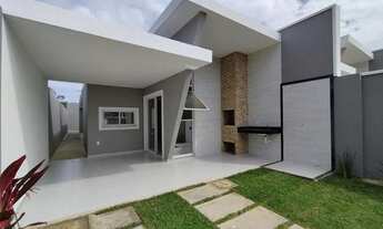 Imagem 2: Magnífica Casa Plana No Centro Do Eusébio, Última Unidade, Porcelanato, 3 Quartos, 2 Vagas