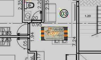 Imagem 2: Apartamento com 2 dormitórios à venda, 48 m² por R$ 254.000,00 - Vila Palmeiras - São Paul