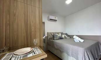 Imagem: Apartamento com sacada e churrasqueira no