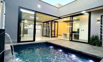 Imagem 7: EXCLUSIVIDADE, DESIGN E CONFORTO NO SETOR TRÊS MARIAS GOIÂNIA/GO Casa térrea de alto pa