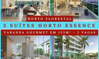 Imagem 1: Horto Essence, 3 e 4 suítes entre 133m² a 167m² e 3 vagas no Horto Florestal - Maravilhoso