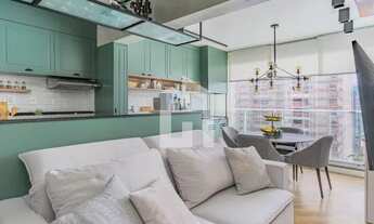 Imagem 3: Lindo e mobiliado em Moema com Sacada Gourmet!