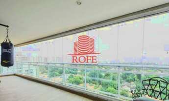 Imagem 3: Apartamento de 240 m² para venda no Brooklin. São 4 suítes + 1 escritório. 4 vagas fixas