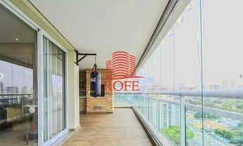 Imagem 2: Apartamento de 240 m² para venda no Brooklin. São 4 suítes + 1 escritório. 4 vagas fixas