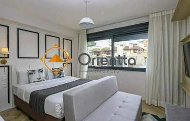Imagem: Apartamento studio mobiliado de 26m², com