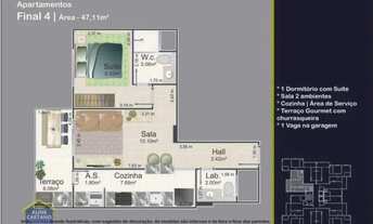 Imagem 6: Apartamento com entrada de R$ 45mil e Parcelas de R$ 1.356 - Em Construção!