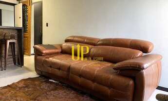 Imagem 2: Apartamento com 1 dormitório para alugar, 51 m² por R$ 4.500,00/mês - Alphaville Industria