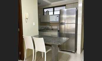 Imagem 4: Alugo apto mobiliado : sala , quarto e cozinha com varanda