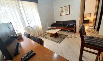 Imagem 4: Flat disponível para locação nos Jardins, contendo 1 dormitório e 1 vaga de garagem