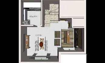 Imagem 2: Casa Condominio para Venda - 161m², 3 dormitórios, sendo 1 suites, 2 vagas - Vila Ipiranga