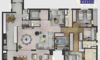 Imagem 2: Apartamento com 3 dormitórios à venda, 200 m² por R$ 4.086.072,00 - Sumaré - São Paulo/SP