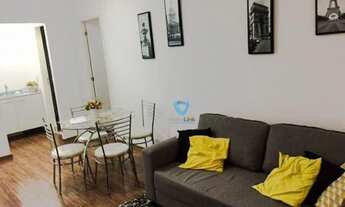 Imagem 2: Apartamento com 1 dormitório para alugar, 50 m² por R$ 2.800,00/mês - Alphaville - Barueri