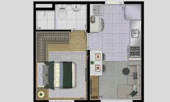 Imagem 4: 1 dormitório com vaga no Alto da Mooca, lazer completo, Rua Fernando Falcão
