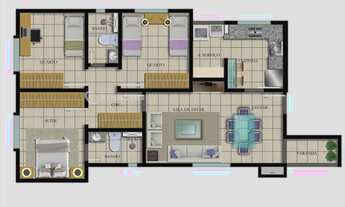 Imagem 4: Venda Apartamento 3 quartos São Geraldo Belo Horizonte