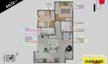 Imagem 4: Apartamento com 2 dormitórios suítes - Baeta Neves - São Bernardo do Campo/SP