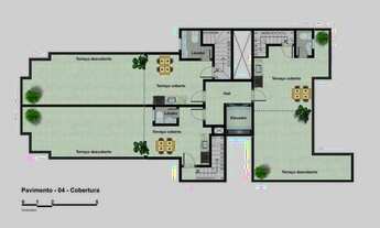 Imagem 2: Apartamento Garden para Venda em Santo André, Jardim Santo Alberto, 2 dormitórios, 1 suíte