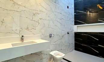 Imagem 6: EXCLUSIVIDADE, DESIGN E CONFORTO NO SETOR TRÊS MARIAS GOIÂNIA/GO Casa térrea de alto pa