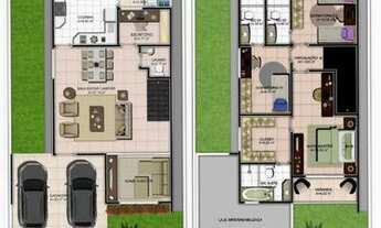 Imagem 4: Casas Duplex Bella Sonata Tarumã 380m² 3 suites 2 vagas R$ 550Mil