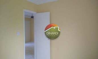 Imagem 3: Apartamento com 2 dormitórios para alugar, 48 m² por R$ 850/mês - Ipiranga - Ribeirão Pret