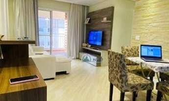 Imagem 3: Lindo Apartamento com 3 dormitórios à venda, 77 m² por R$ 625.000 - Campestre - Santo Andr