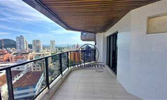 Imagem 4: Apartamento com 3 quartos, uma suíte ampla varanda na praia das Astúrias no Guarujá