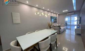 Imagem 1: Apartamento com 3 dormitórios à venda, 121 m² por R$ 750.000,00 - Aviação - Praia Grande/S