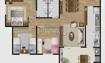 Imagem 3: Apartamento - Jardim Ypê - Paulínia