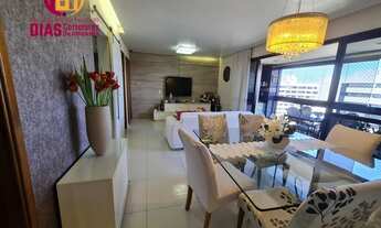 Imagem 3: Apartamento, nascente, mobiliado e decorado com 3/4, 01 suíte para alugar com varanda gou