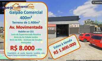 Imagem: Galpão, 400 m² - venda por R$ 1.800.000