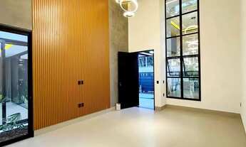 Imagem 3: EXCLUSIVIDADE, DESIGN E CONFORTO NO SETOR TRÊS MARIAS GOIÂNIA/GO Casa térrea de alto pa