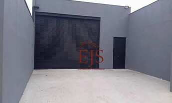 Imagem 7: Galpão com 160 m², porta automática com 5 metros de largura e 5 metros de altura para loca