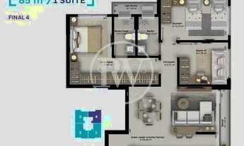 Imagem 5: Apartamento à Venda no Lux Oeste Torre Lua 3 Quartos 2 Vagas, Setor Oeste